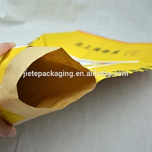 new design flexo, gravure, offset printing kraft paper bag for putty, cement