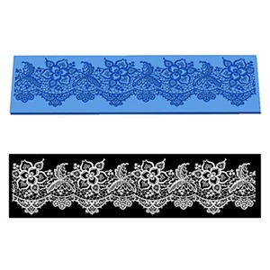 Flower  Fondant cake lace mat silica gel baking cake lace Sika deer decoration molds silicone