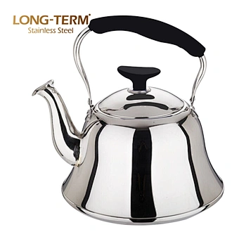 L33030101 Thickness 0.7MM Stainless Steel Whistling Tea Kettle With Infuser