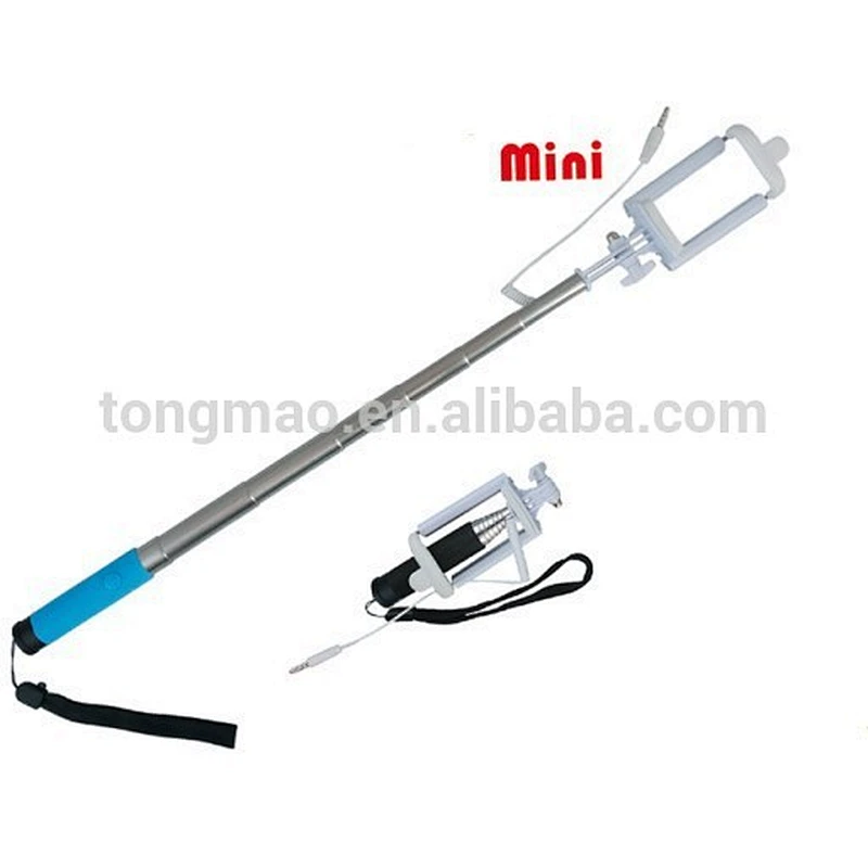 Handheld Telescopic Mini Folded Selfie Stick With Cable