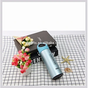 2018 Novelty Water Bottle Vacuum Cup Stainless Steel Vacuum Flask Plastic Cup with Lid