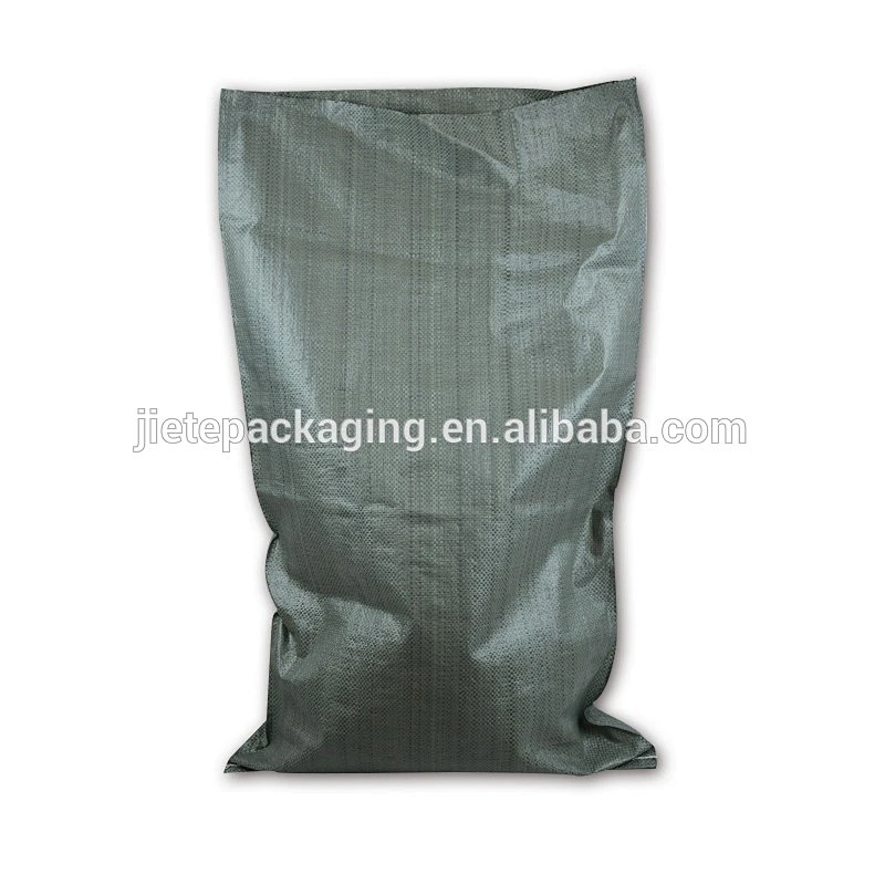Grey color Russia garbage PP woven big bags, sacks for building material