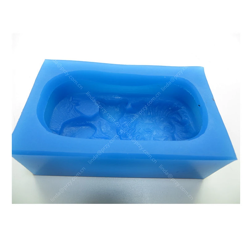 Lion Pattern Handmade SOAP mold Cake mould Silicone Aroma stone molds