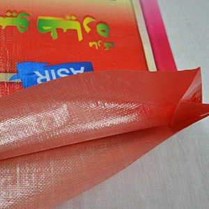 High quality orange rice packaging bag 10kg 25kg