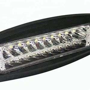 Lightech Wholesale DRL dual color White Amber 20W Flush Mount slim LED work light for Jeep truck 12v offroad auto cars