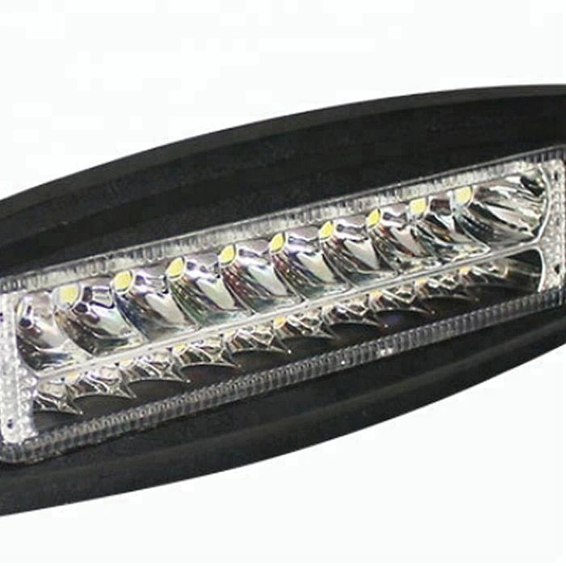 Lightech Wholesale DRL dual color White Amber 20W Flush Mount slim LED work light for Jeep truck 12v offroad auto cars