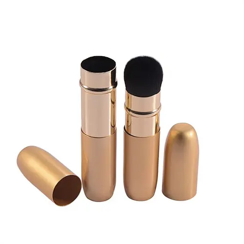 Wholesale makeup retractable brush professional private label blush powder make up brush