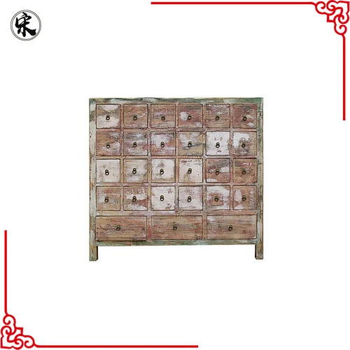 antique chinese distressed medicine cabinet, furniture for stores