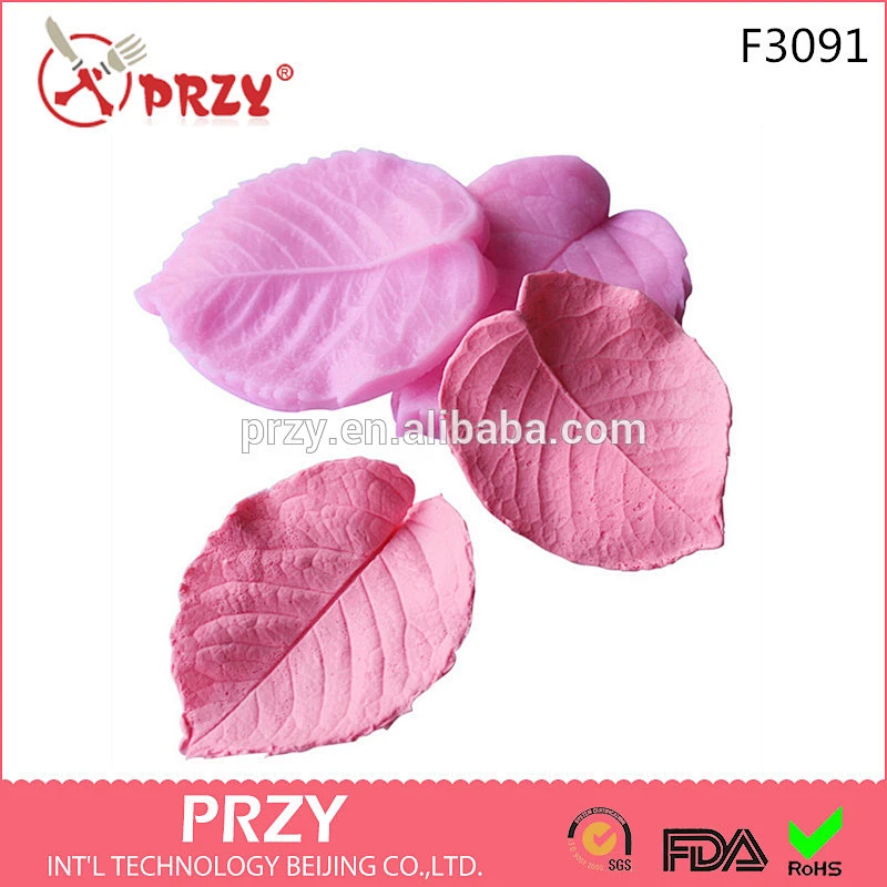 F3091 PRZY Leaf liquid silicone chocolate mold-toxic mold and environmental protection