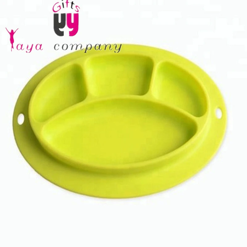Eco-friendly Baby feeding silicone placemat with FDA washable mat