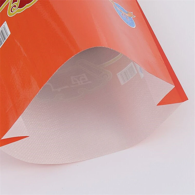 Eco-friendly feed laminated bag for sale woven bags for rice, flour packaging for 15 kg