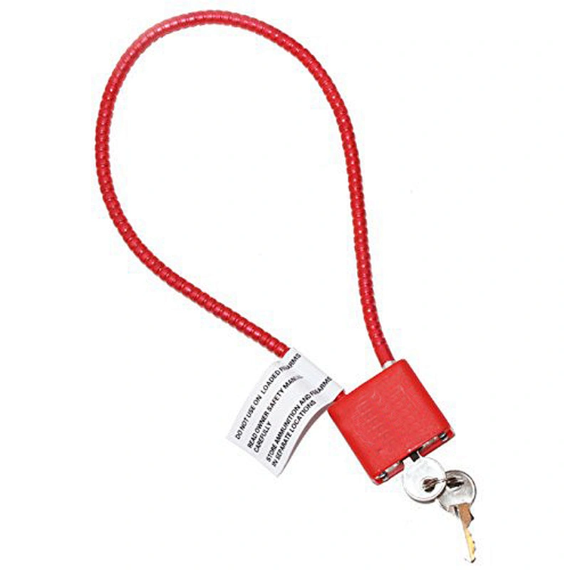 high safety combination ressettable wire trigger key Cable Gun Lock