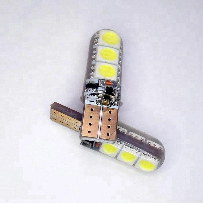 Wholesale Car reading Reverse License plate W5W Canbus Silicon LED Interior Light 5050 6SMD T10