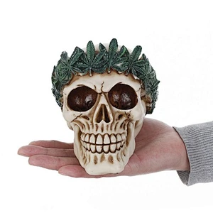 QT0004 Silica gel Halloween Peace 3D Skull head halloween moulds silicone mold