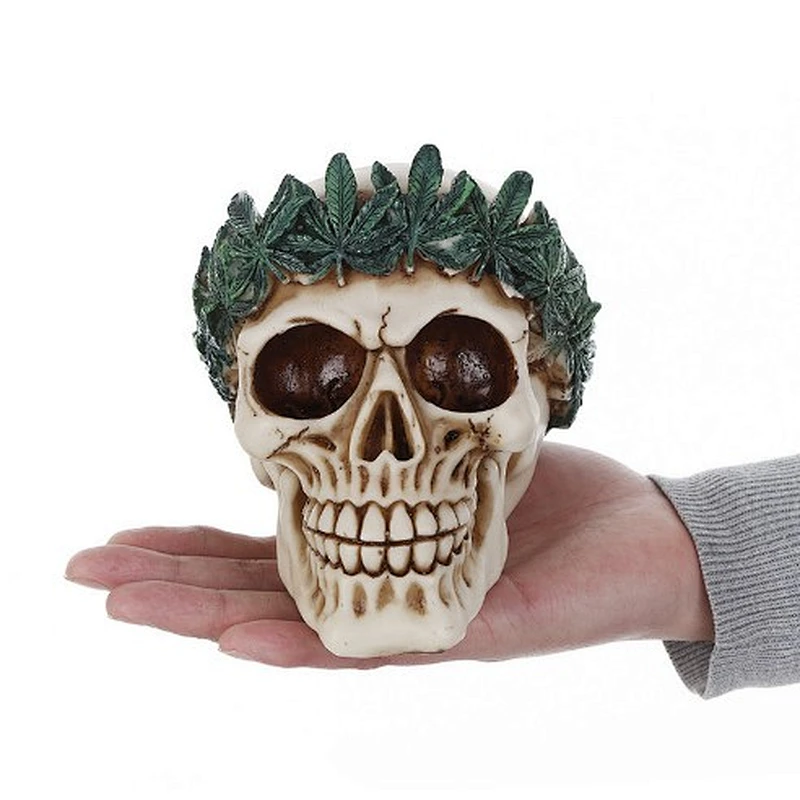 QT0004 Silica gel Halloween Peace 3D Skull head halloween moulds silicone mold