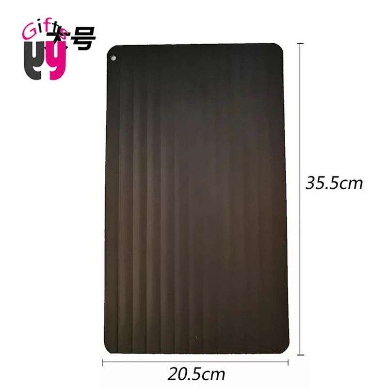 metal fast defrosting plate meat thawing tray for frozen food