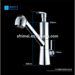 New Arrival Deck Mounted 3 Way Double Handle Wash Basin Faucets For Kitchen