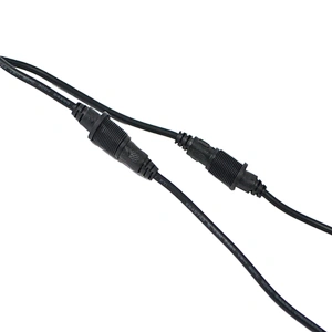 M12 2pin 3pin panel mount male female waterproof connector