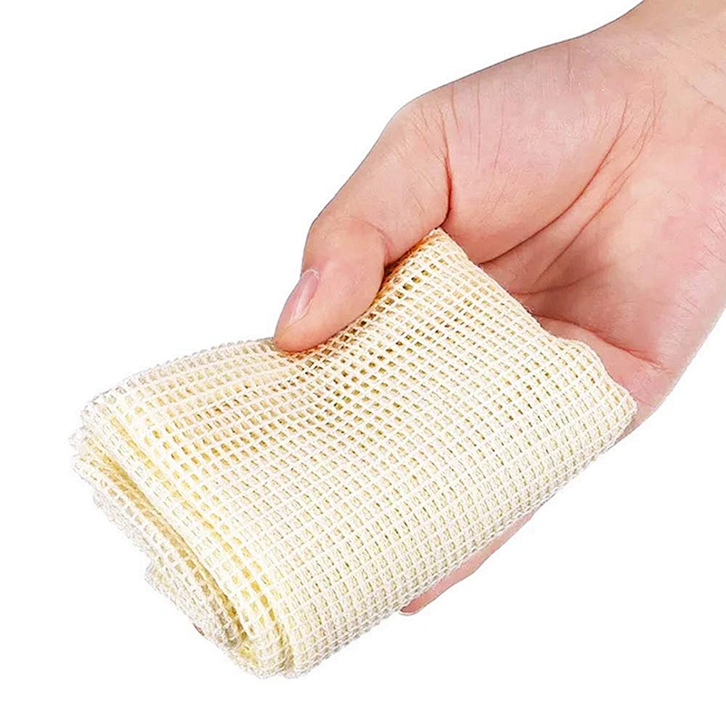 eco friendly cotton produce bag onion potato tomato net bag mesh drawstring bag