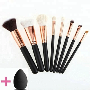 8pcs Makeup Brush Set With Makeup bag Sponge