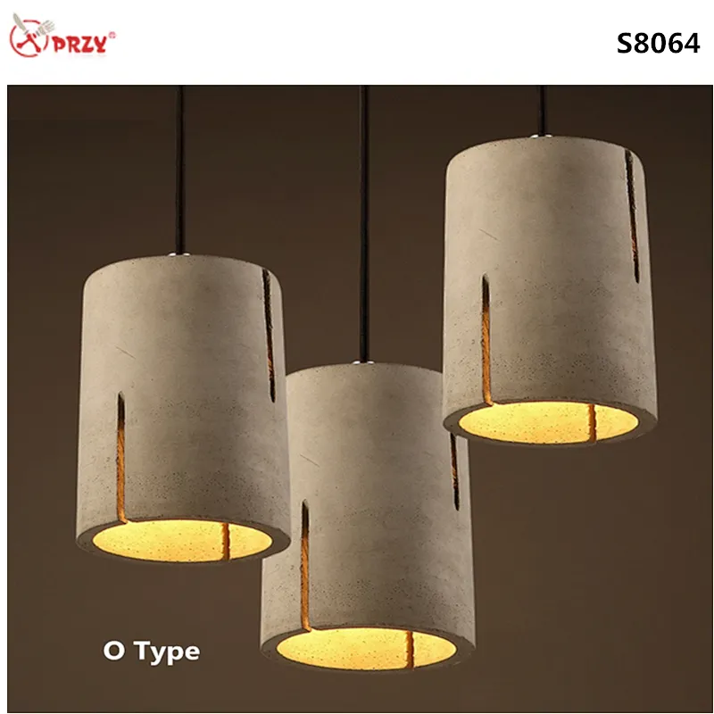 PRZY Retro industrial Mould cement Bar Pendant Lights mold Silicone Coffee Chandeliers Molds