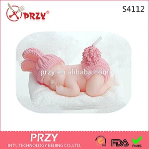 S4112 PRZY Baby novelty candles handmade soap molds, silicone molds wholesale, China supplier