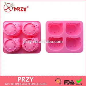 Novelty Hello Kitty Funny Silicone cake Mold