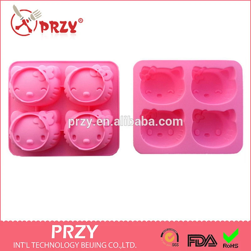 Novelty Hello Kitty Funny Silicone cake Mold