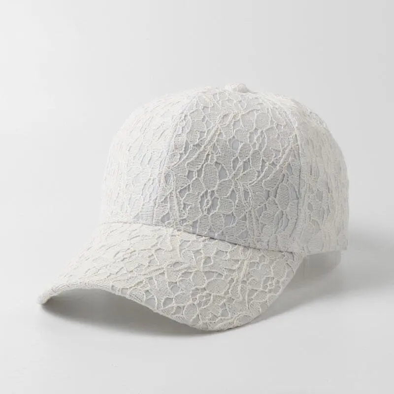 New summer outdoor sports hat custom women baseball cap hat lace dad hat