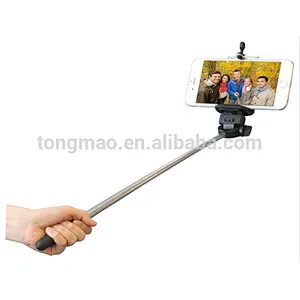 Universal For Mobile Phone Telescopic Stainless Steel handheld mini Selfie Stick