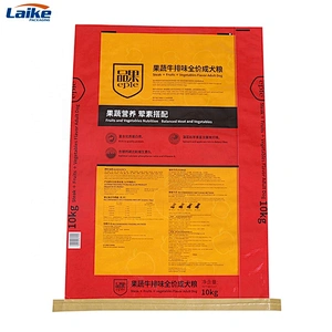 high quality laminated bopp adult dog feed woven bag for dog food