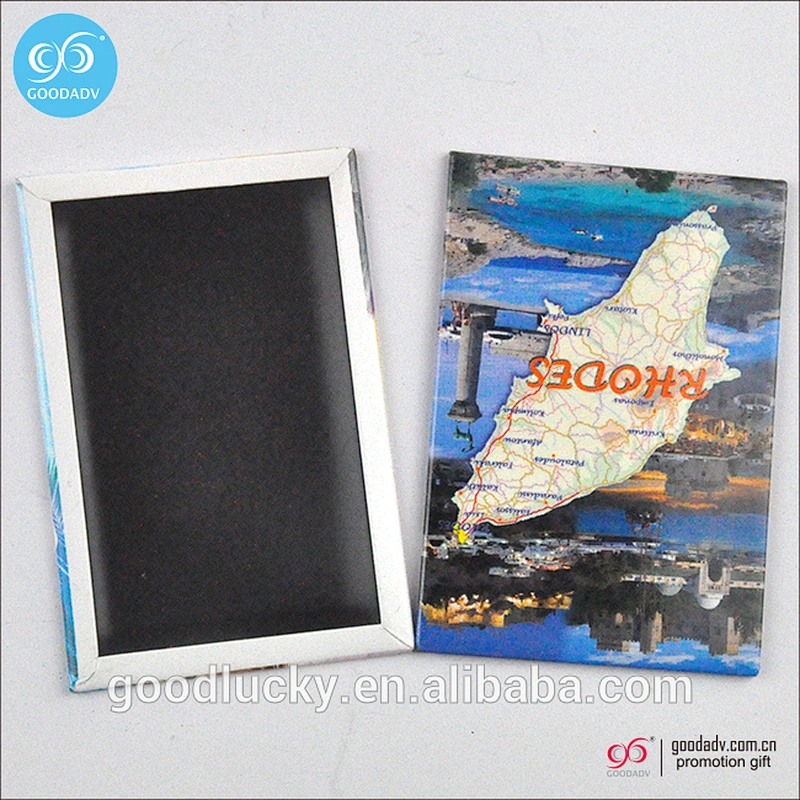 promotional metal tin fridge magnet sticker custom