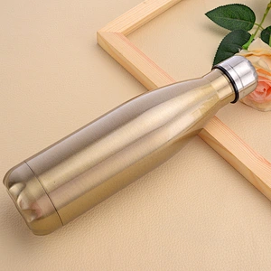 500 ml Wholesale Double Wall Stainless Steel Vacuum Flask Creative Water Bottle for Outdoor Sports and Travel