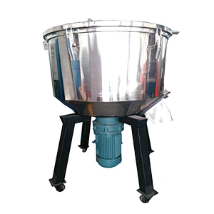 guangzhou manufacturer pvc, pp, pe, abs, plastic granules screw vertical mixer