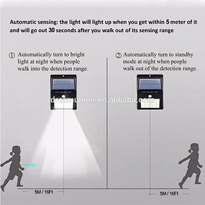 Super Bright 8 LED Solar Motion Sensor Light Waterproof Outdoor Security