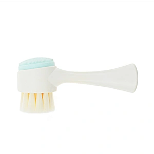 Professional Makeup brushes synthetic hair and silicone double sides face cleaning brush oval multi-purpose makeup brush