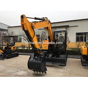 6 tons Chinese 4 wheel drive mini crawler hydraulic track excavator