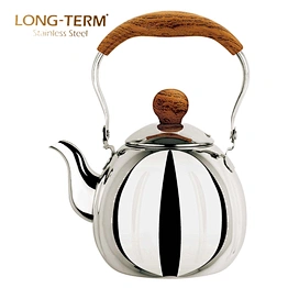 L22360215 Green Bakelite Handle Arabic indian Unbreakable Filter stainless steel teapot
