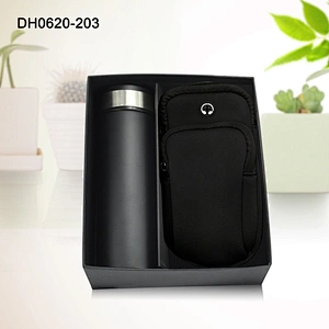New Sports Stainless Steel Cup and Sports Running Diving Arm Bag Set Gift Box Packaging For Outdoor Sport