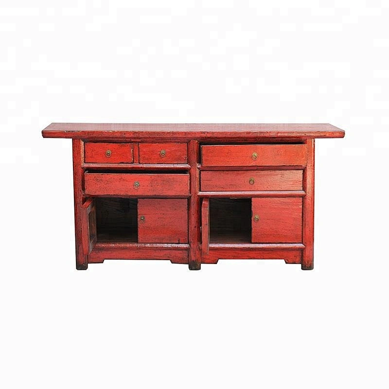 beijing chinese luxury antique lacquered old buffet furniture