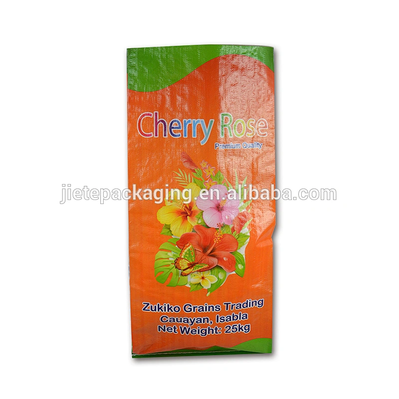 empty cherry rose rice, flour bag for sale 25kg 10kg