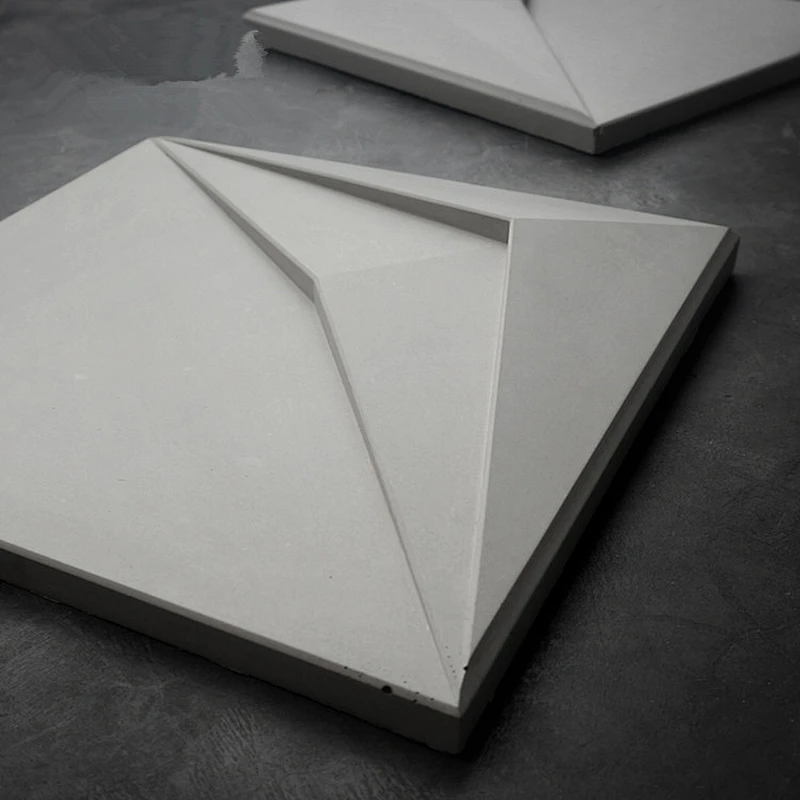 Geometric concrete Brick mould decorative wall brick Molds  cement simple background wall Tiles silicone  mould