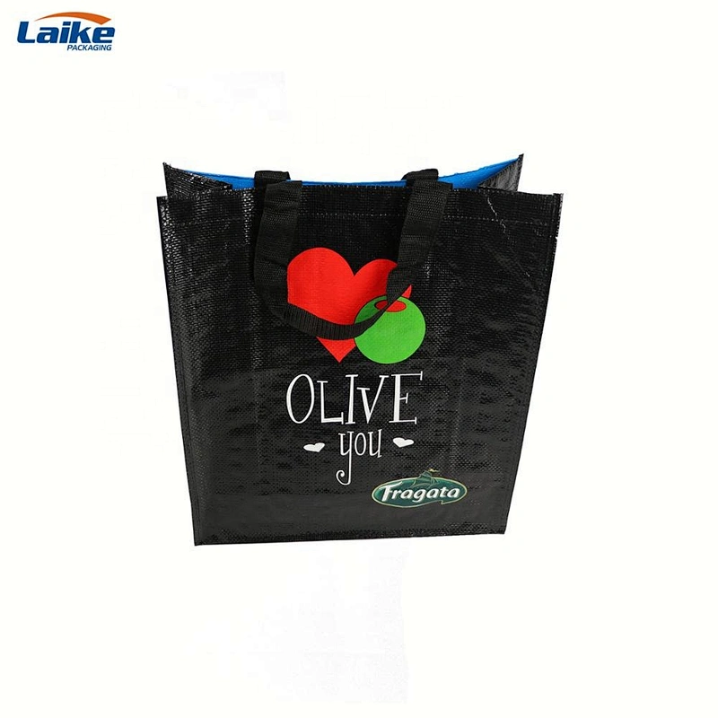 Wholesale laminated pp non woven waterproof eco friendly cloth grocery beach bags tote