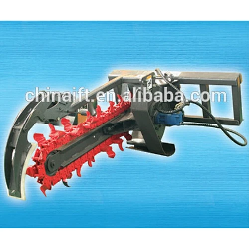 Infront skid steer loader attachment trencher for sale