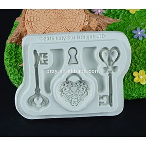 Key to turn sugar cake silicone mold dry pez shape mold cake edge decoration can be customized