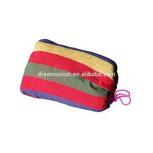 Portable 2 Person Hanging Hammock Rope Swing Fabric Sleeping Bed Garden Camping