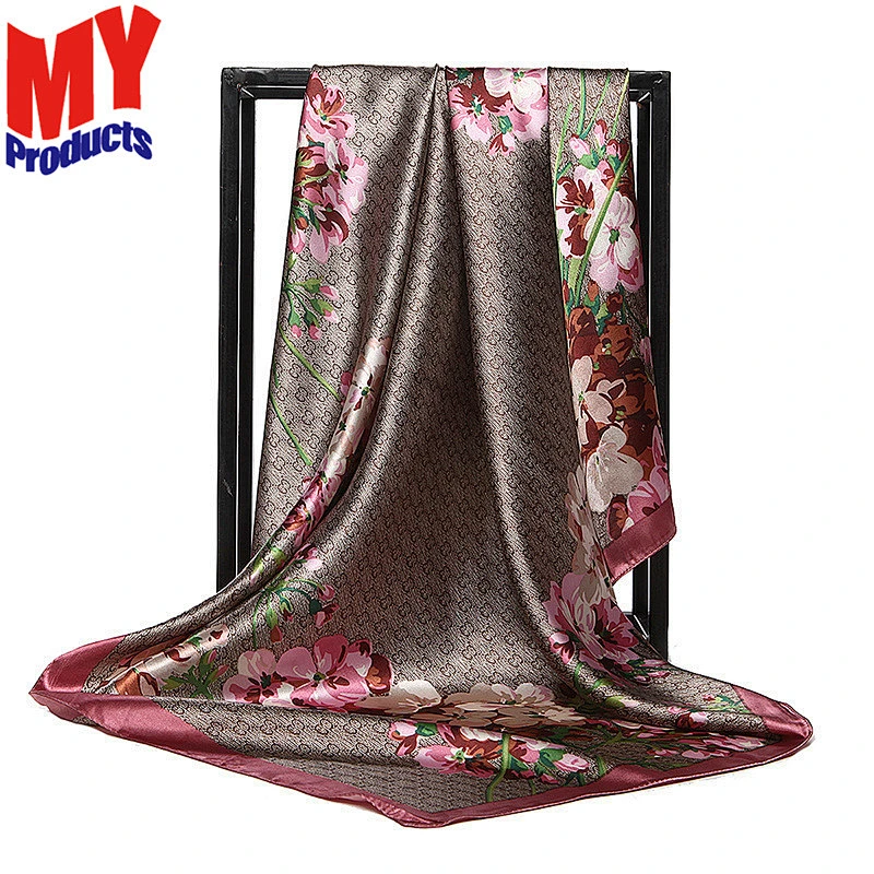 Scarf korea shawl hijab muslim habotai silk scarves