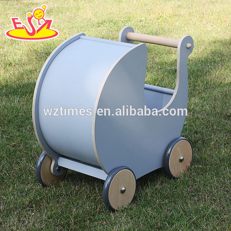 2018 Neues Design Holz Baby Walker Spielzeug Kinder Holz Baby Walker Spielzeug schöne Holz Baby Walker Spielzeug W16E062