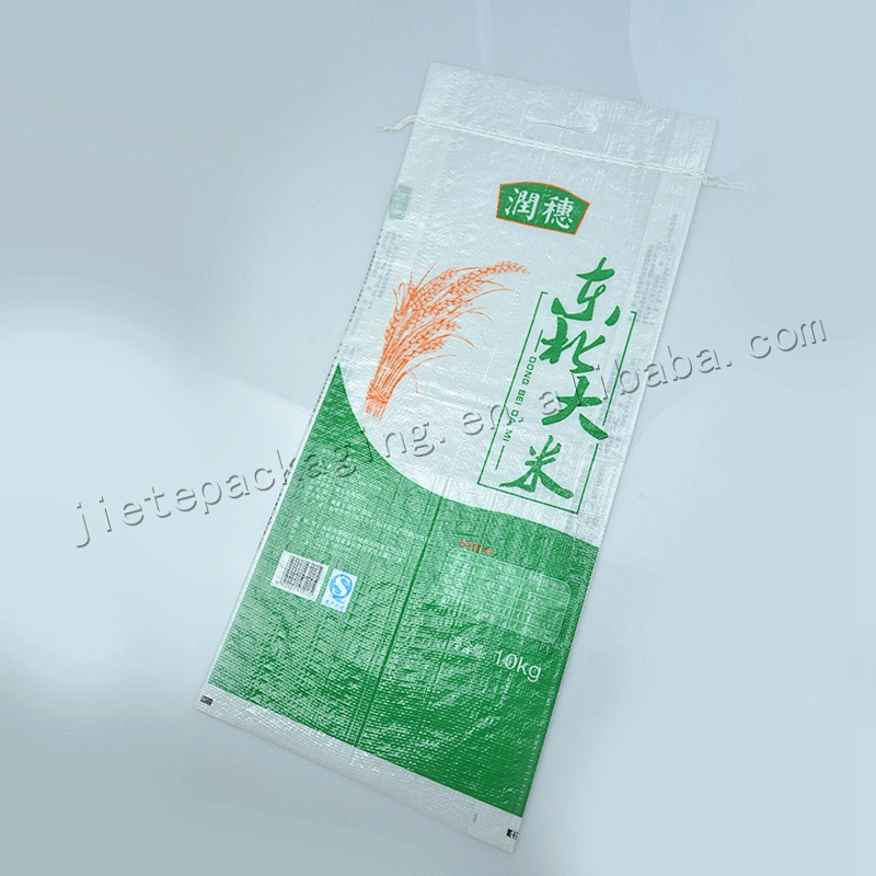 China best 10kg plastic bopp laminated pp woven rice packaging bag