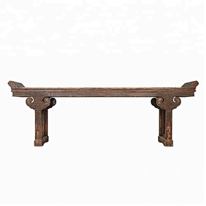 wholesale chinese oriental antique distressed solid wood side console table altar table